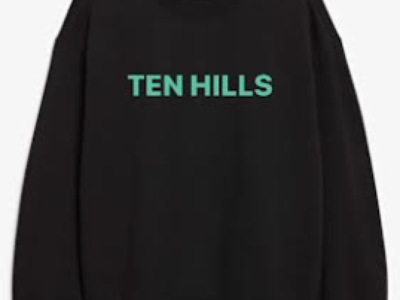 Sweater groene tekst